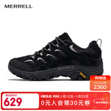 迈乐（Merrell）官方店男女款户外登山徒步鞋减震MOAB 3迈越者轻量防滑耐磨透气 J500509暗黑（男）上新 42