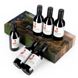 帕斯蒙火烈鸟 智利原瓶进口小瓶红酒整箱赤霞珠干红葡萄酒礼盒装一箱187ml*6支