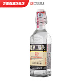 方庄北京二锅头出口方瓶 清香型白酒礼盒 送礼送长辈高粱纯粮酒整箱 52度 450mL 1瓶 [国际黑]