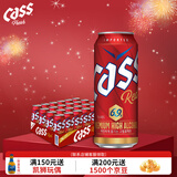 凯狮（CASS）啤酒 500ml*24罐  醇爽 6.9度 韩国进口啤酒 红罐 年货节年货送礼