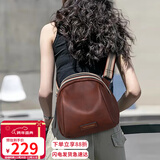 YUYULA牛皮包包女包大容量单肩斜挎品牌贝壳包生日元旦礼物送女生女友