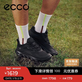 爱步（ECCO）运动鞋男 网面透气防水科技软底户外鞋 驱动820194 黑色42