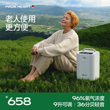 麦德哈特家用制氧机老人吸氧机家庭孕妇雾化氧气一体机十大牌子高原车载 【96%氧浓度】1-9L可调+雾化+轻音