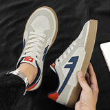 回力男鞋帆布鞋男低帮新款韩版潮流百搭布鞋男士休闲鞋运动板鞋男 白色 42