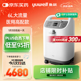 鱼跃(yuwell)6L升新国标医用制氧机制氧带雾化中重度缺氧助呼吸8F-6W