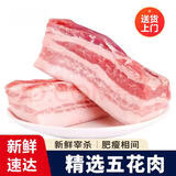 居索黑猪猪肉生鲜农家散养土猪五花肉新鲜土猪肉无毛带皮五花肉猪肉 五花肉5斤装