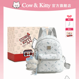 COW&KITTY正品KT猫2025新款学生女士双肩包旅游背包大容量生日礼物圣诞礼物 蓝色送挂件礼盒 图片第二张有尺寸