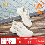 361°运动鞋女秋冬季保暖网布轻便减震通勤休闲跑步鞋子女682232210-6