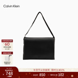 Calvin KleinJeans【新年礼物】男商务休闲通勤ck翻盖大容量电脑包斜挎邮差包