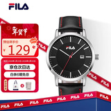 斐乐（FILA）手表男款针扣式皮革表带男士时尚运动石英学生手表 FLM38-793-001