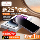 ALittleFlower适用于苹果14promax防窥钢化膜iPhone14promax手机防偷窥膜防摔抗指纹超薄清全屏全覆盖贴膜加强版