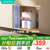 华帝【国家补贴15%】电热水器 小飞碟MAX 6.8升小厨宝一级能效1650W速热小尺寸DJF6.8-i14036 上门安装