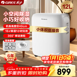 格力（GREE）【低噪小体积】除湿机抽湿机家用12升/天单间适用面积≤24㎡除湿器抽湿器支持24H定时DH12EN