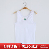 AB内衣女士全棉100%纯棉蕾丝花边V领夏季背心内搭吊带衫可外穿8191 白色 M