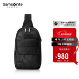 新秀丽（Samsonite）单肩斜挎包休闲包旅行包时尚潮男NV2*09005 黑色 