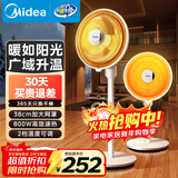 美的（Midea）【加大网罩】家用小太阳取暖器/电热电暖器/电暖气片/节能速热电热扇大面积烤火炉/取暖神器NPS-NJ