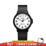 正港（ZGO）x三丽鸥 手表女学生电子表小学生初高中生儿童考试手表 8522黑色