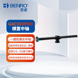 百诺（Benro）GAC502PRO 中轴横置拍摄直播中轴联结器俯拍垂直延长杆相机工作室静物美食摄影摄像三脚架配件
