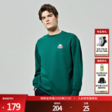卡帕（Kappa）套头衫情侣男女宽松运动卫衣休闲圆领外套K0CZ2WT93V 绿萝绿 L
