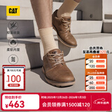卡特（CAT）卡特休闲皮鞋男士复古工装轻户外软牛皮防滑通勤鞋P725212N3AMC29 浅褐 43