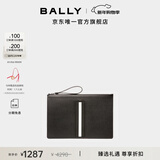 BALLY巴利【尊享折扣】男士黑色手拿包钱包随身包6238960 黑色 均码