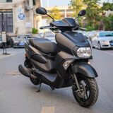 雅马哈25款液晶表旭鹰125电喷电子表国四燃油摩托JYM125T-3A外卖踏板车 酷感黑色 畅驭版液晶表