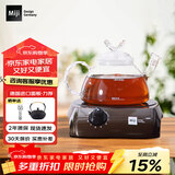 米技（MIJI）德国Miji电陶炉迷你家用煮茶炉围炉火锅电磁炉电热炉大火力德国进口面板米技炉Gala I 900W （85%用户选择）茶色
