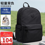 第九城（V.NINE）双肩包男女电脑包14英寸笔记本轻便背包学生书包户外旅行通勤包