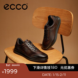 爱步（ECCO）商务皮鞋 男士休闲皮鞋男鞋牛皮鞋子正装鞋婚鞋 雅仕207124 可可棕20712401482 44