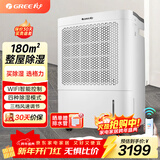 格力（GREE）大功率工业除湿机家用WiFi智能控制抽湿机卧室地下室轻音大面积除湿器60升/天 60L/天 120-180㎡ DH60EIA1B DH60EIA1B