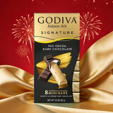 歌帝梵（Godiva）90%可可黑巧克力80克原装进口零食情人节年货礼盒