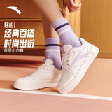 安踏轻松丨板鞋小白鞋女鞋学生校园厚底增高轻便百搭情侣运动休闲鞋