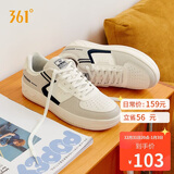 361°运动男鞋秋冬季学生复古厚底增高小白休闲板鞋子男672426615-5