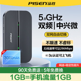 品胜随身wifi移动无线网络2025款无限制5ghz全国通用流量免插卡高速wi-fi6三网通电信联通 品胜 S5-M+6000毫安（WiFi6+双通道）