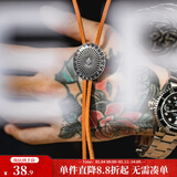 马登福叔美式复古设计感项链阿美咔叽工装吊坠配饰小众挂饰纪念礼物送男友 波洛领结