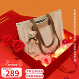 viney牛皮包包女包大容量托特包轻奢斜挎单肩生日情人节礼物送女友老婆