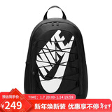耐克（NIKE）男女双肩包背包 大容量旅行包电脑书包休闲包DV1296-010 黑白