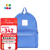 CILOCALA双肩包女M+号登山包校园电脑包大容量旅行包上班出游背包帆布书包 SKY-天空M+中号