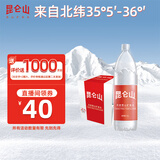 昆仑山矿泉水 饮用天然弱碱性 1.5L*6瓶 整箱装 高端矿泉水