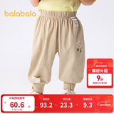 巴拉巴拉裤子婴儿夏季薄款长裤男女童运动裤2025简约可爱时髦209225108201