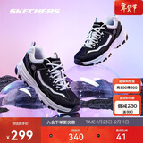 斯凯奇奥利奥|女鞋秋冬季黑白老爹鞋复古熊猫鞋透气增高运动鞋88888250