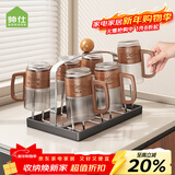 帅仕（shuaishi）不锈钢沥水杯架子置物架玻璃杯架倒挂茶杯红酒杯架客厅杯子架托盘