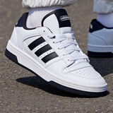 阿迪达斯（adidas）板鞋男鞋 2025冬季新款运动鞋低帮透气休闲鞋耐磨轻便小白鞋 小白鞋/新到货/时尚 41 （内长255mm）