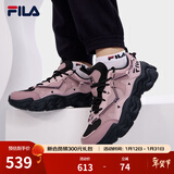 斐乐（FILA）官方女鞋老爹鞋运动鞋新款猫爪鞋5代复古休闲鞋 微风紫/红褐玫瑰-ZN 37.5