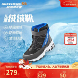 Skechers斯凯奇儿童绒绒靴保暖棉鞋男童女童高筒短靴加绒雪地靴660092L