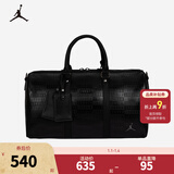 NIKE JORDAN 耐克AJ儿童行李包可拆卸肩带大容量手提包户外收纳 正黑色/正黑色 8/20【45*24*20cm 约21.6L】