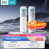 云米云米（VIOMI） 升级款云米净水器滤芯适配机型S2、Fast3、X2、Quick5、MeePlus、澎湃/Fast 1000G 400G整套换芯（5in1+RO膜）