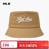 MLB帽子男女情侣渔夫帽学院风运动帽秋冬百搭3AHTV024N-43BGD-57H