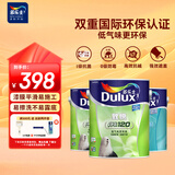 多乐士（Dulux）乳胶漆致悦净味120高遮防潮墙面漆二合一内墙漆A991S白色套装15L