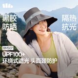 蕉下（beneunder）遮阳帽防晒帽女大帽檐渔夫帽子男登山帽太阳帽全脸遮阳防紫外线 